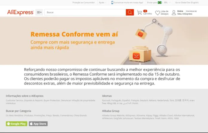 AliExpress entra no Remessa Conforme: o que muda para o consumidor?