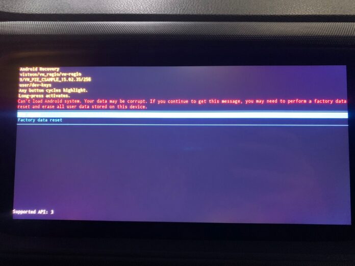 Android recovery VW Nivus e VW T-Cross