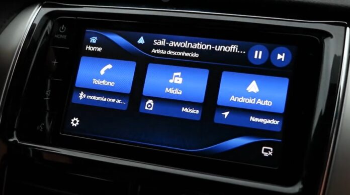 como atualizar a central multimidia yaris