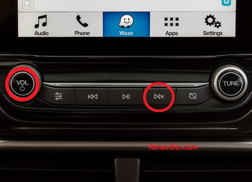 reset central multimidia ford
