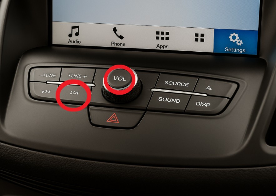 reset central multimidia ford 2