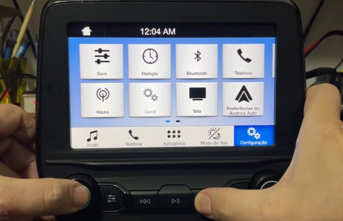 reset central multimidia ford sync