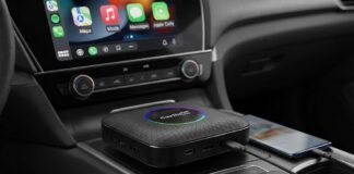 Comparativo dos três melhores streaming box automotivo: Carlinkit Android 13, Faaftech Streaming Box Plus e Winca Octacore lado a lado